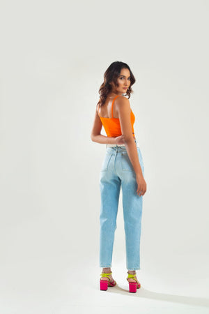 Small Pockets Ripped Ankle Jeans - Negative Apparel