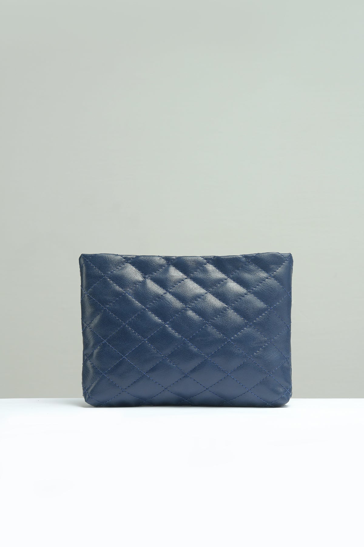 Small Quilted Embossed Pouch - Negative Apparel