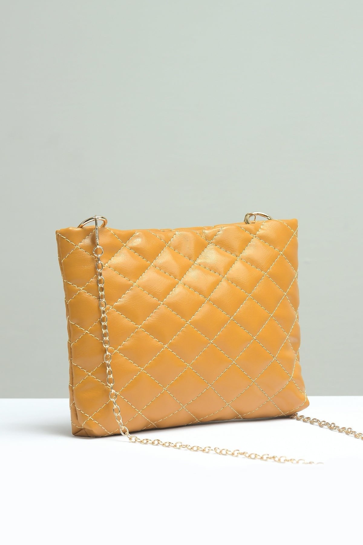 Small Quilted Embossed Pouch - Negative Apparel