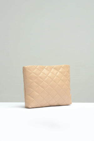 Small Quilted Embossed Pouch - Negative Apparel