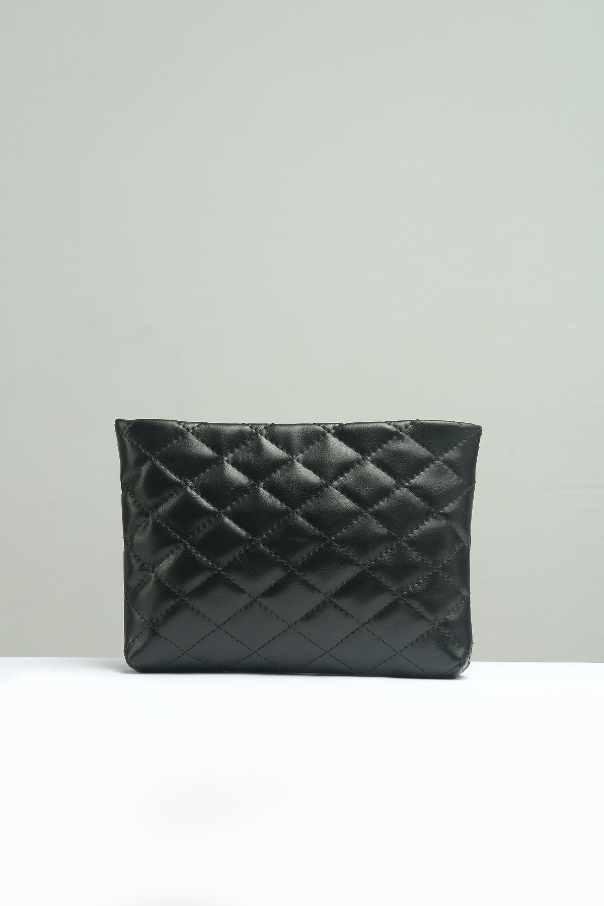Small Quilted Embossed Pouch - Negative Apparel