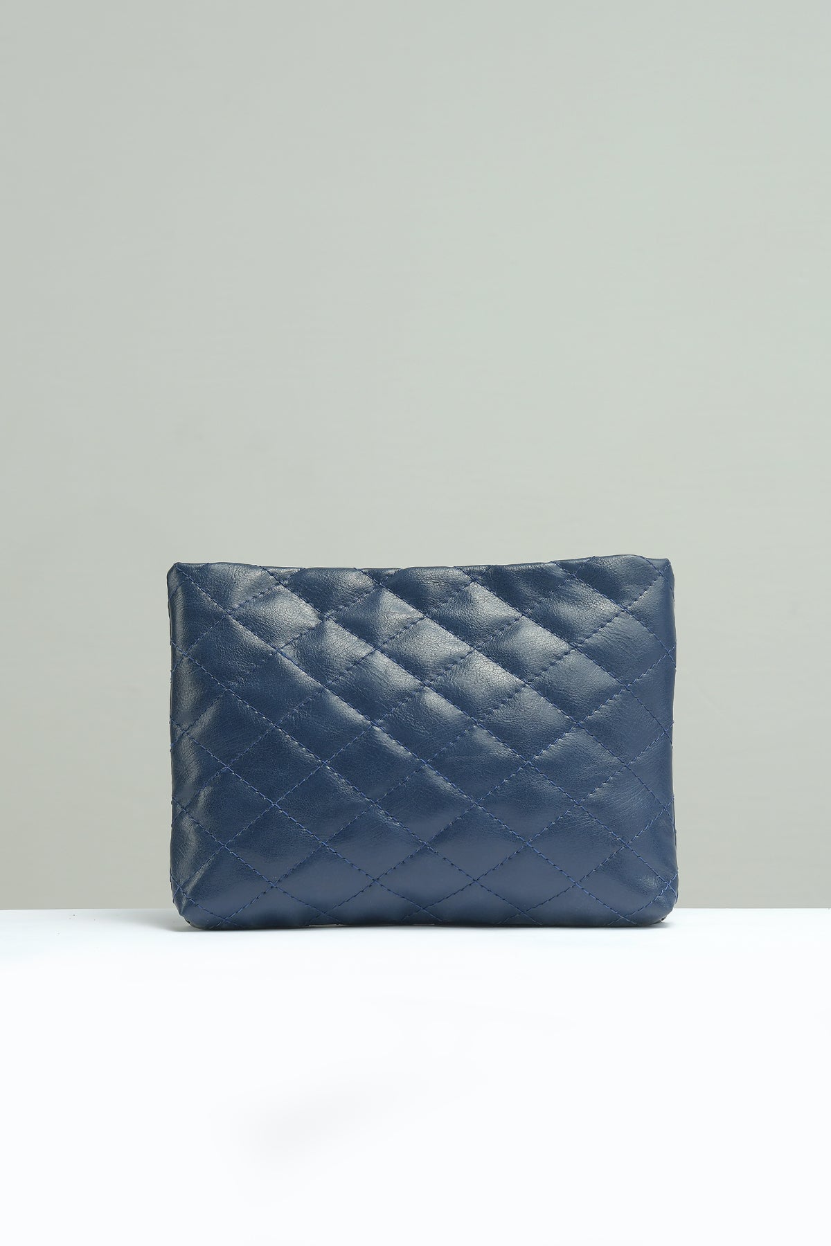 Small Quilted Embossed Pouch - Negative Apparel