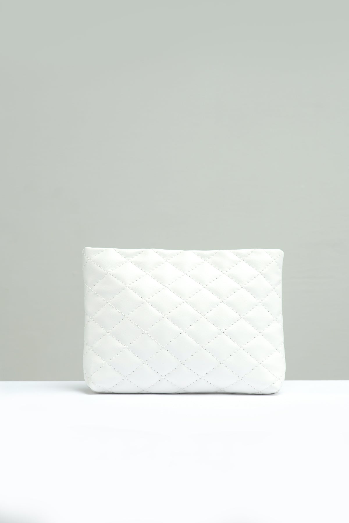 Small Quilted Embossed Pouch - Negative Apparel