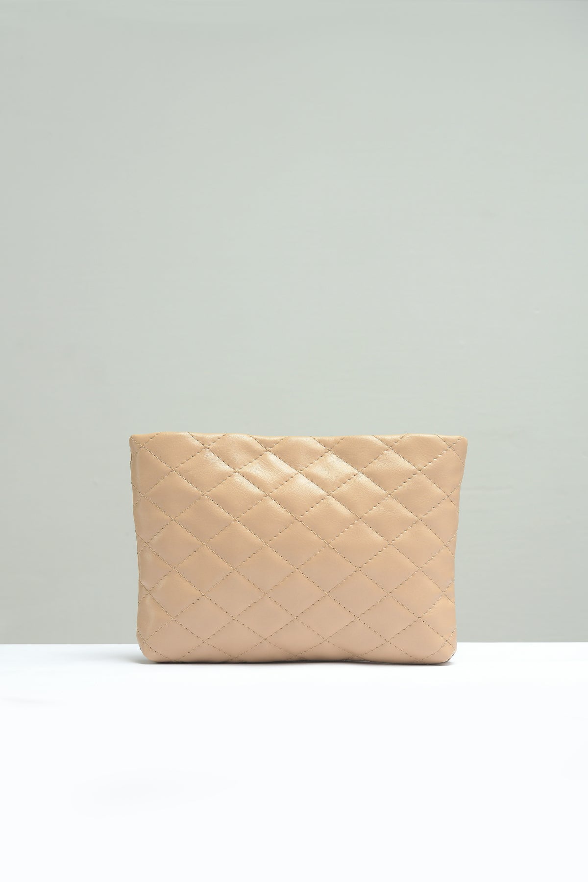 Small Quilted Embossed Pouch - Negative Apparel
