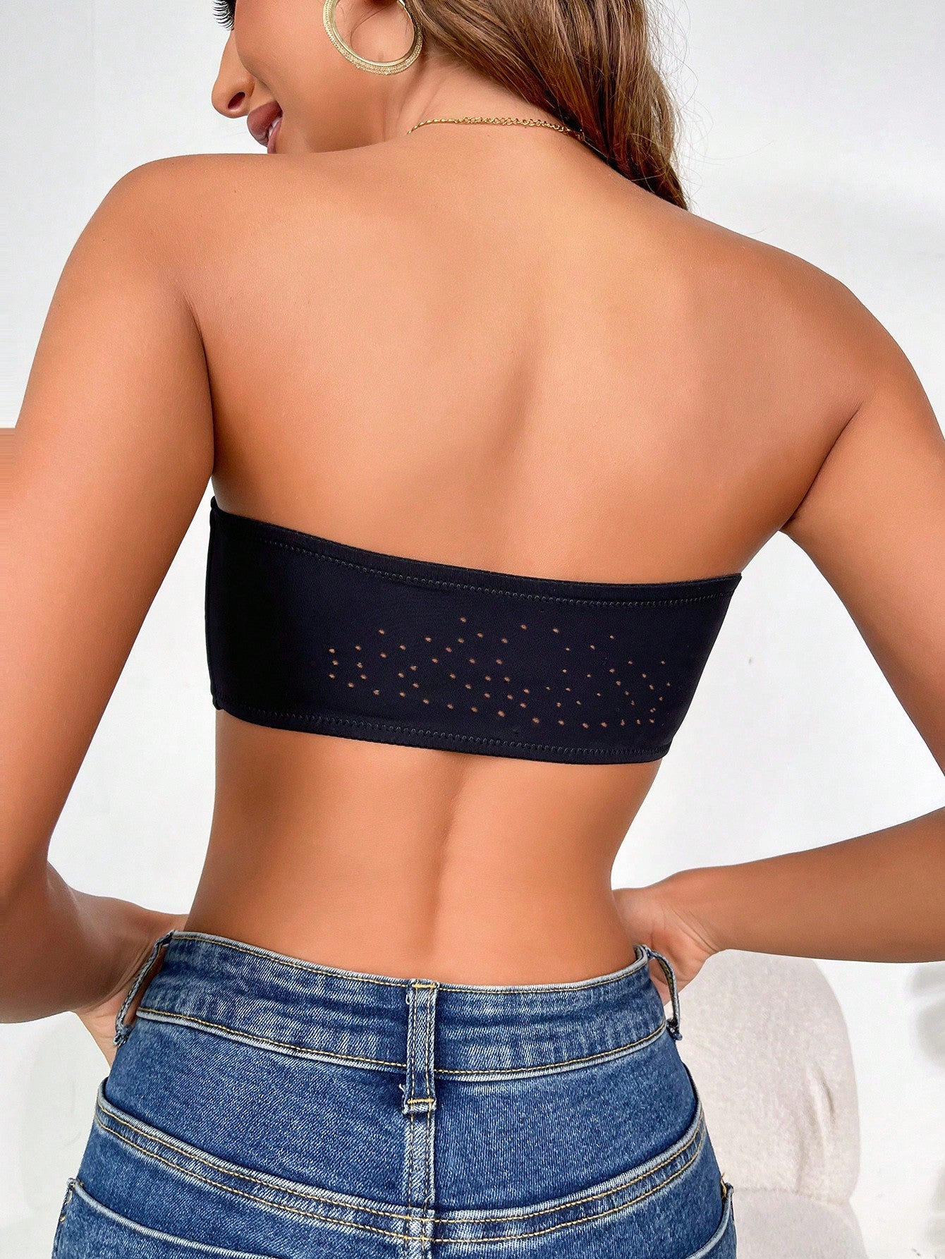 Solid Bandeau Bra - Negative Apparel