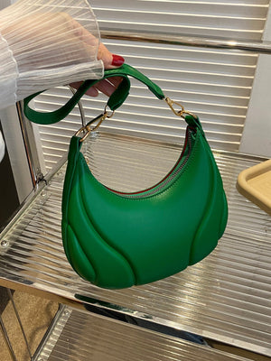 Solid Color Versatile Shoulder Bag For Women - Negative Apparel