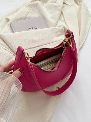 Solid Color Versatile Shoulder Bag For Women - Negative Apparel