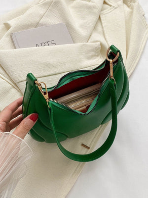 Solid Color Versatile Shoulder Bag For Women - Negative Apparel