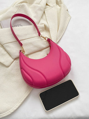 Solid Color Versatile Shoulder Bag For Women - Negative Apparel