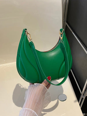 Solid Color Versatile Shoulder Bag For Women - Negative Apparel
