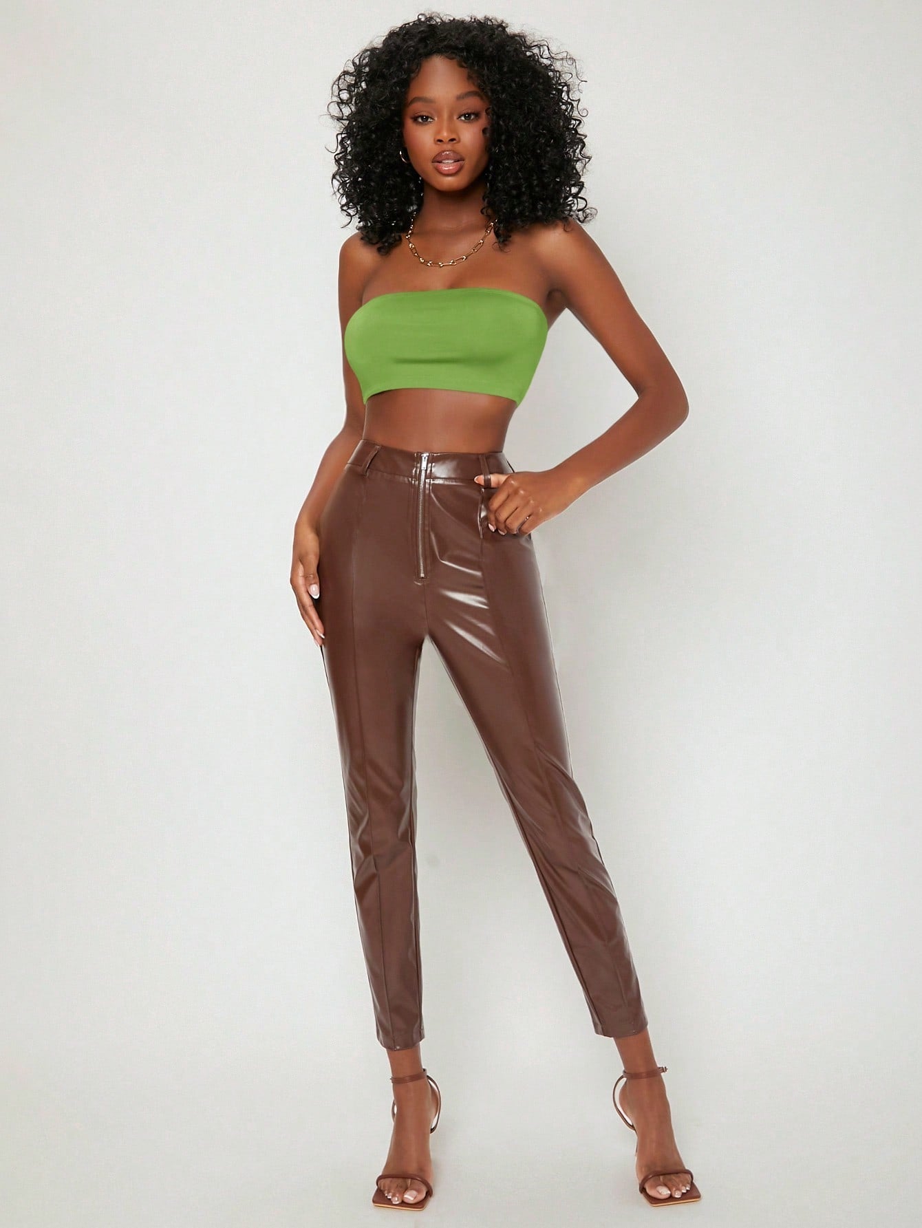 Solid Crop Tube Top - Negative Apparel
