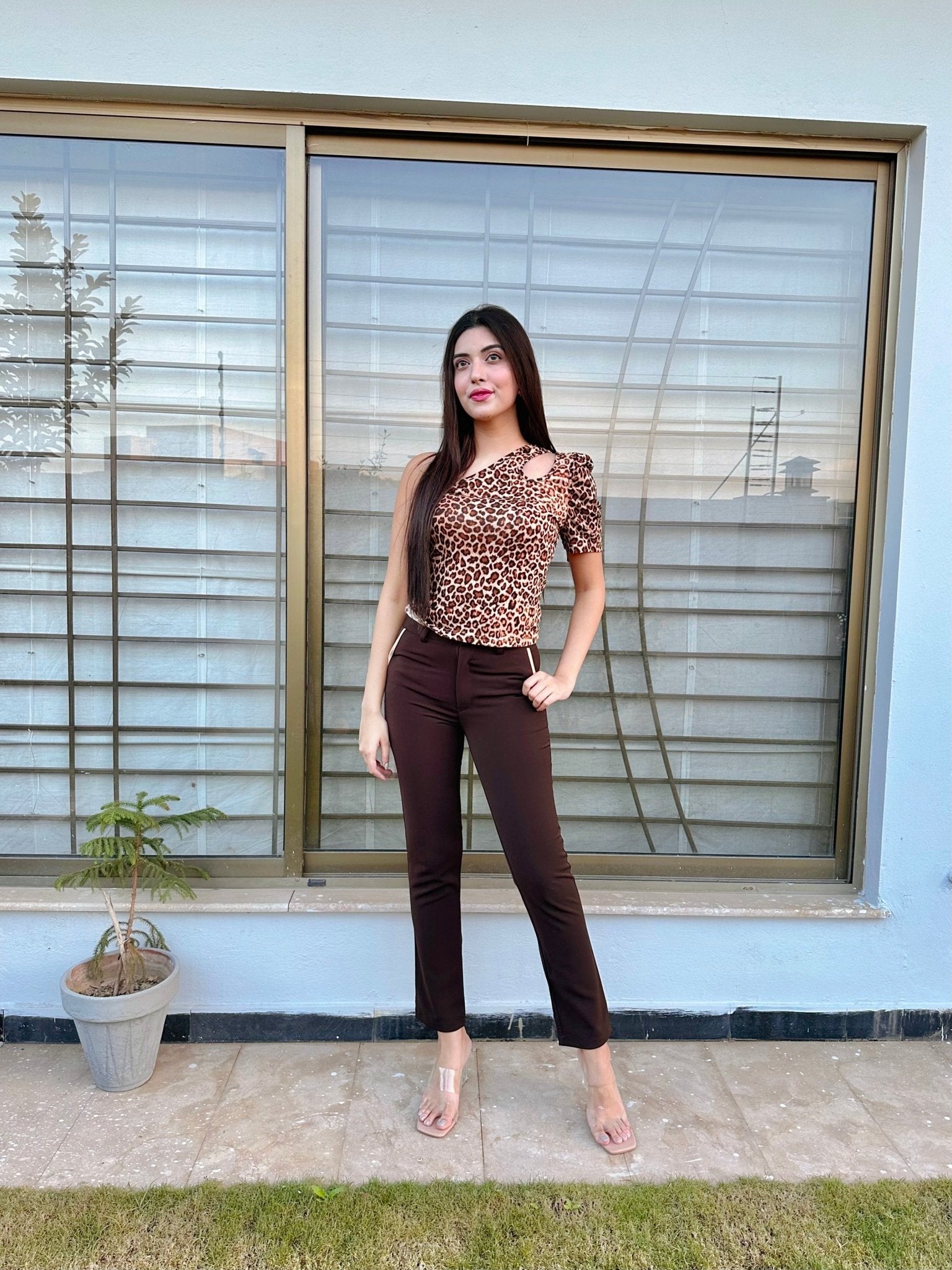 Solid Tailored Suit Pants - Negative Apparel