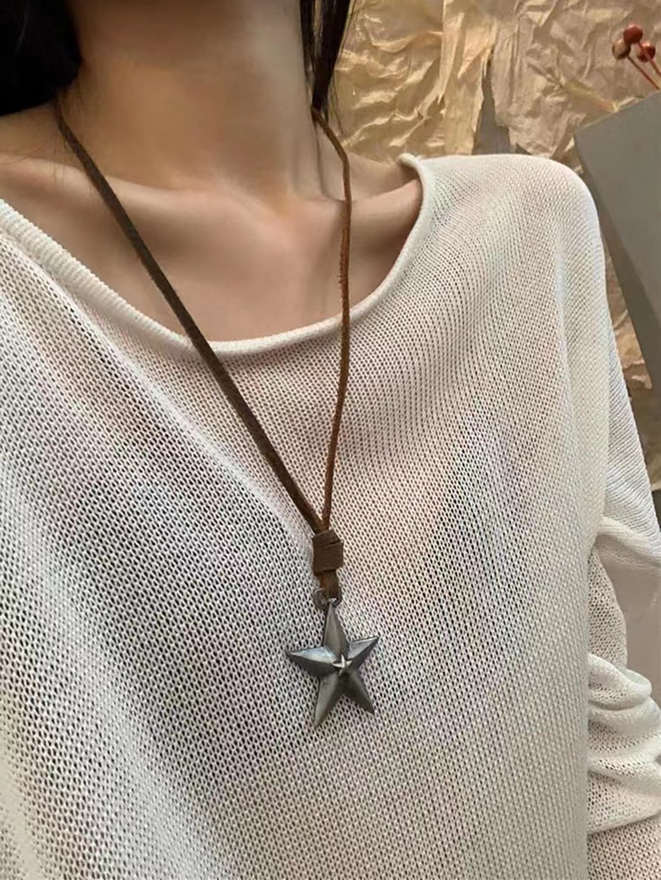 Star Charm Necklace - Negative Apparel