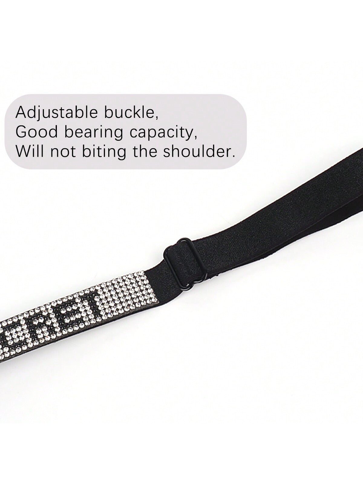 Sxy Multicolored Rhinestone Bra Straps, Detachable Bra Strap Decorative Band For Women's Bra - Negative Apparel