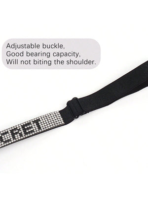 Sxy Multicolored Rhinestone Bra Straps, Detachable Bra Strap Decorative Band For Women's Bra - Negative Apparel