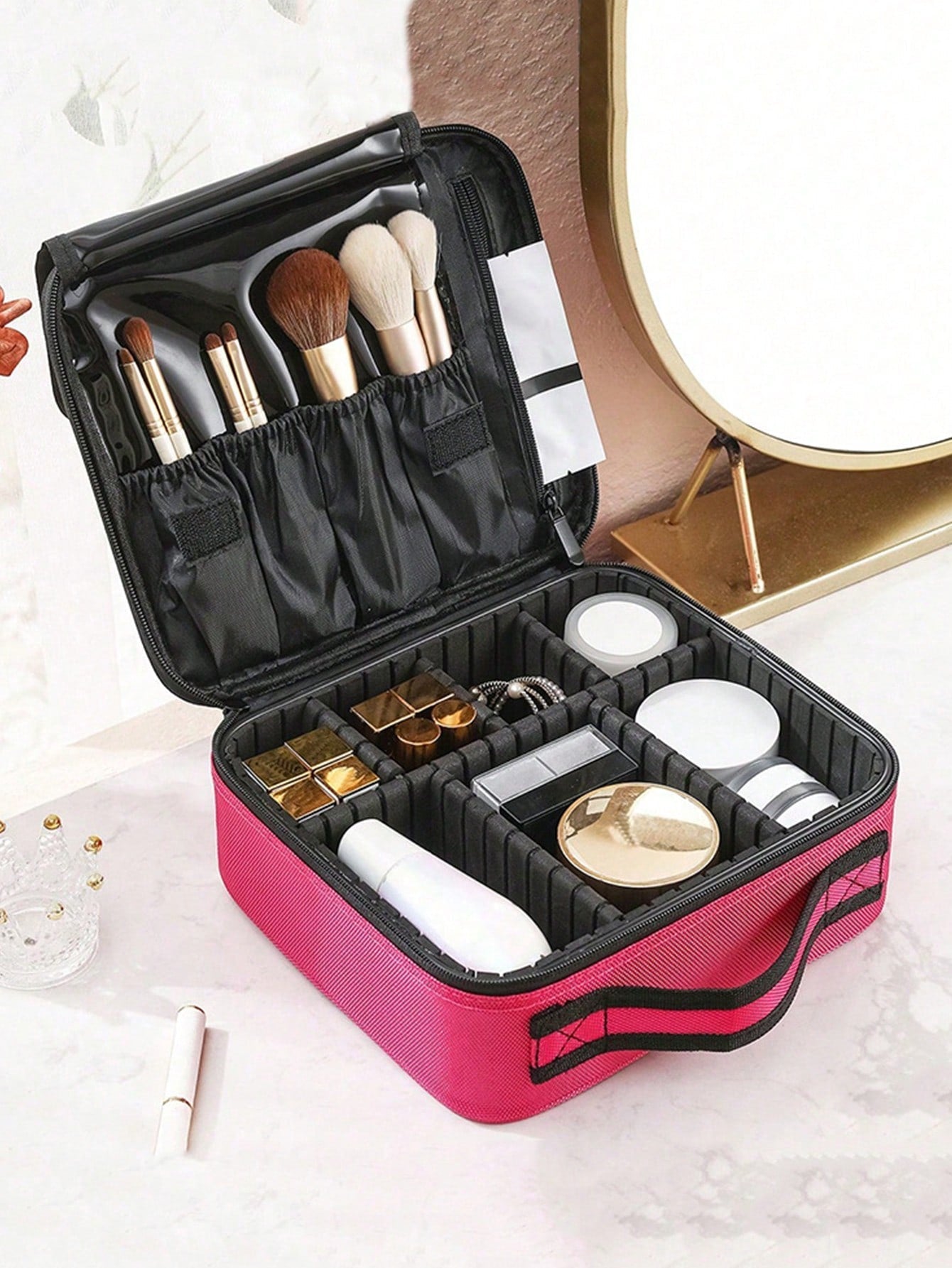 Glam 101 Face Essentials Brush Set with Bag