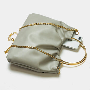 Top Ring Bag With Chain - Negative Apparel