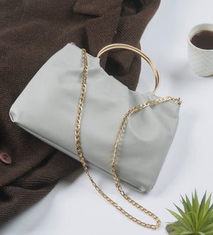 Top Ring Bag With Chain - Negative Apparel