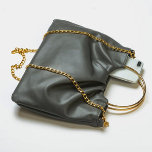 Top Ring Bag With Chain - Negative Apparel