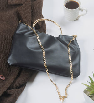 Top Ring Bag With Chain - Negative Apparel