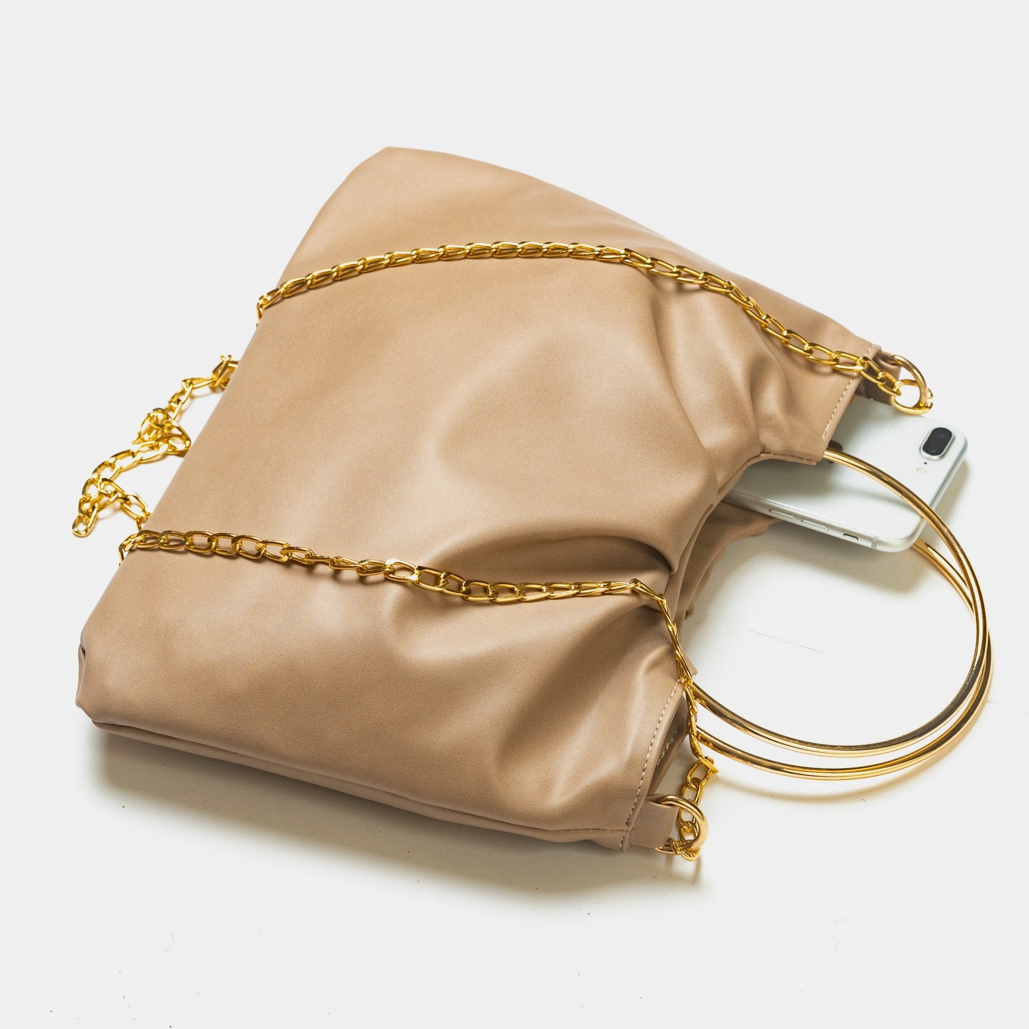 Top Ring Bag With Chain - Negative Apparel