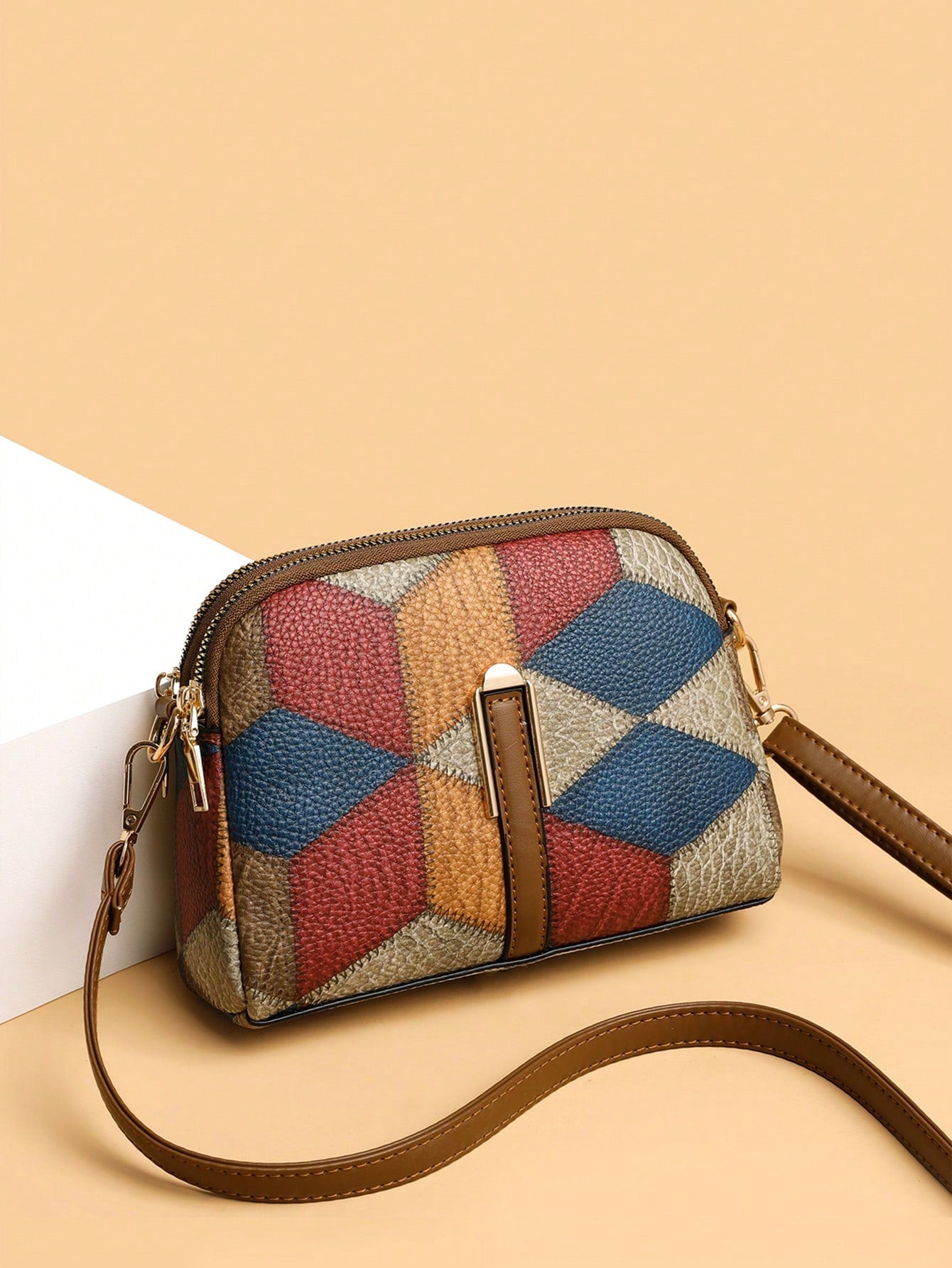 Multicolor crossbody deals