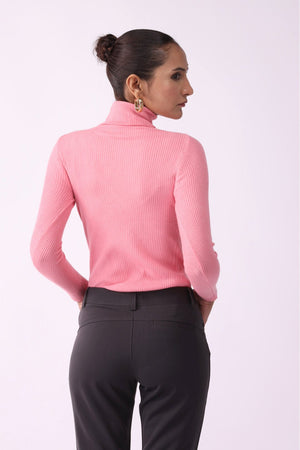 Women High Neck Full Sleeves Shirt - Negative Apparel