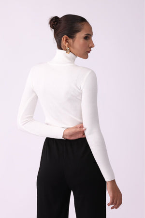 Women High Neck Full Sleeves Shirt - Negative Apparel