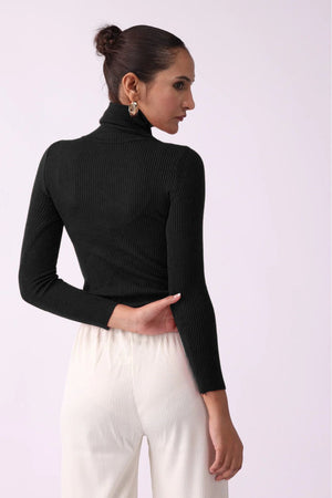 Women High Neck Full Sleeves Shirt - Negative Apparel