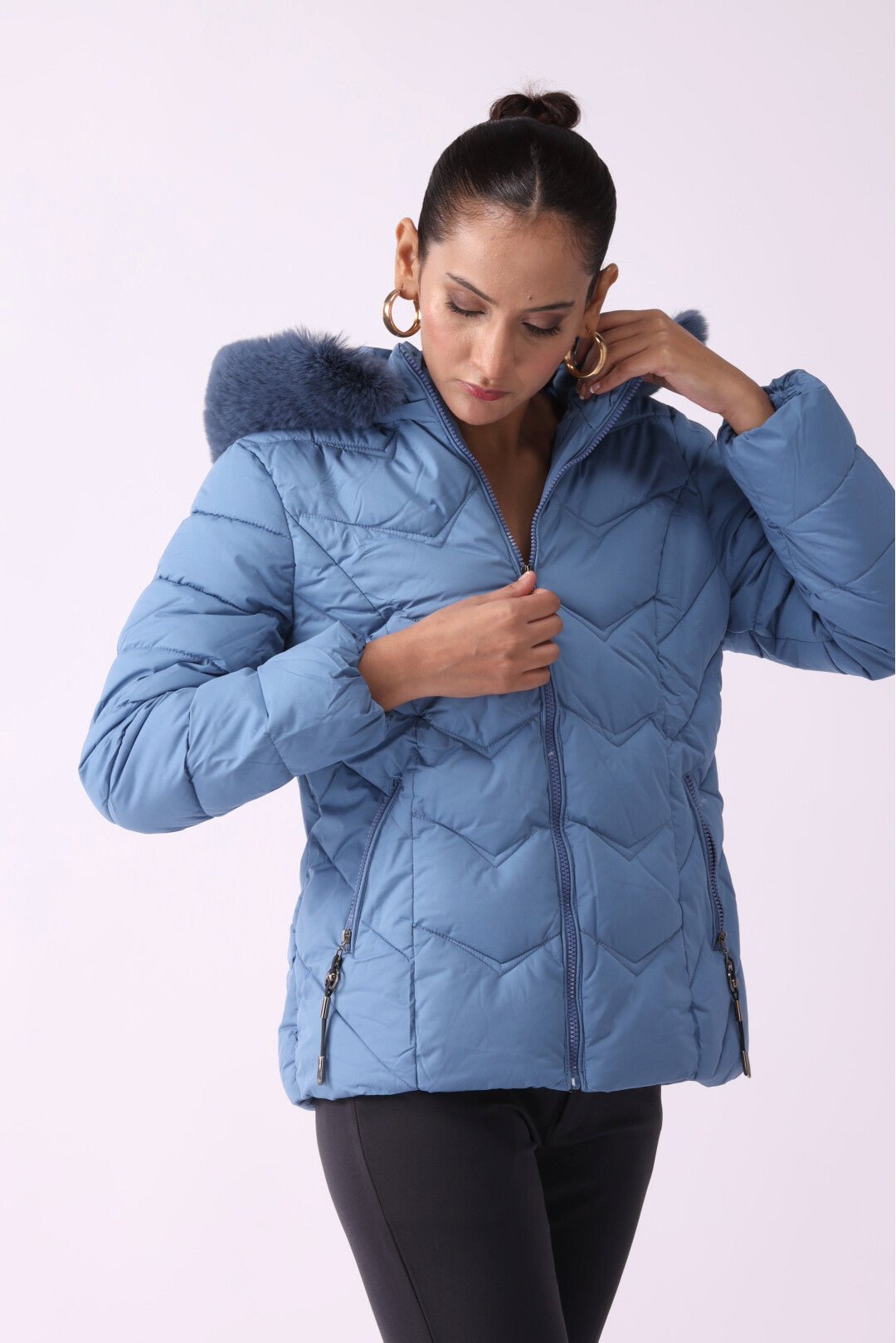 Women Puffer Jacket - Negative Apparel