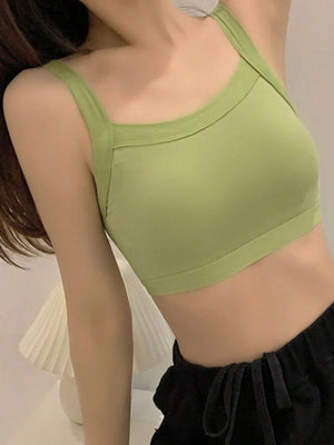 Women's Padded Sports Bra Tank Top, No Steel Ring - Negative Apparel