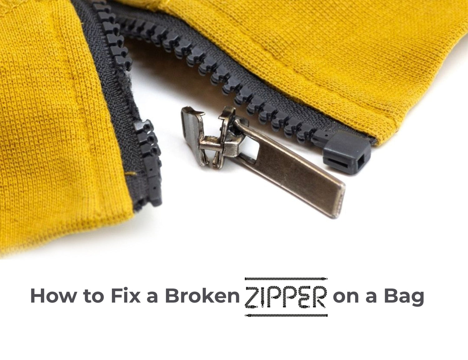 How to Fix a Broken Zipper on a Bag | Negative Apparel