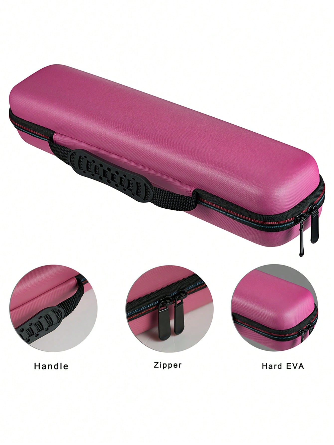 1pc Curling Iron Portable Storage Box Straight Hair Comb Portable Storage Bag - Negative Apparel