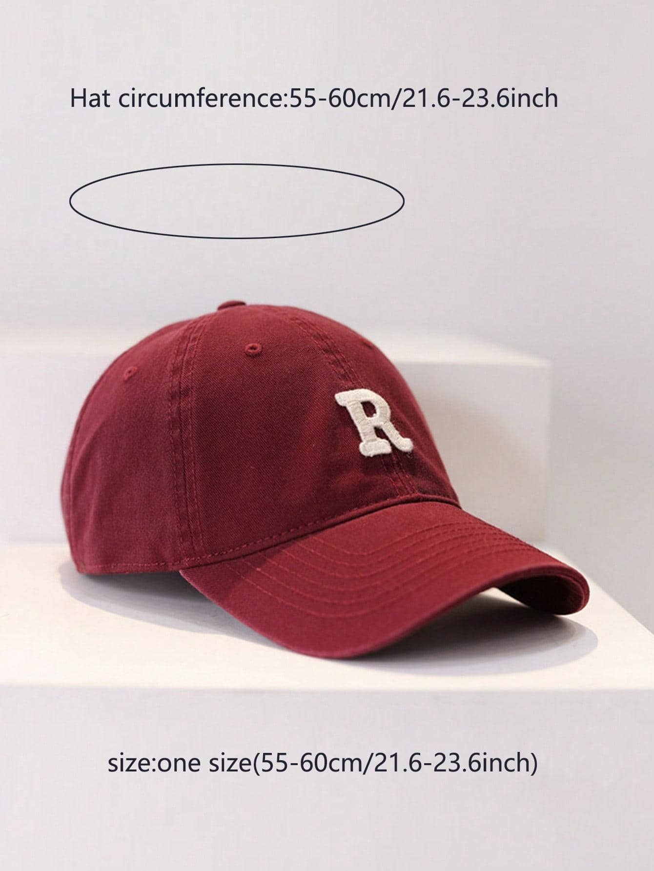 1pc Unisex Letter Embroidered Fashion Baseball Cap For Daily Decoration Casual - Negative Apparel