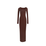 Slimming Sculpting Long Sleeve Dress Stretchy Comfortable