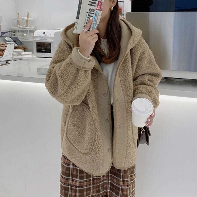 2024 new winter loose Korean style trendy jacket - Negative Apparel