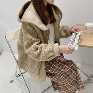 2024 new winter loose Korean style trendy jacket - Negative Apparel