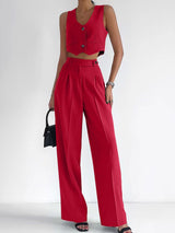 2025 Casual Vest Suit Women's Office Wear - Negative Apparel
