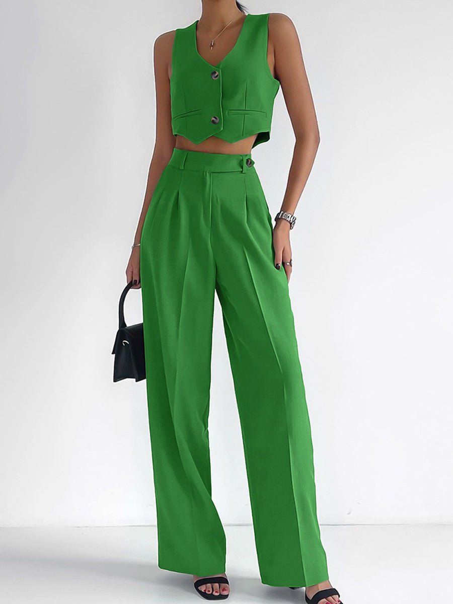 2025 Casual Vest Suit Women's Office Wear - Negative Apparel
