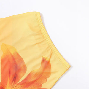 2025 Hot - Selling Mesh Print Off - Shoulder Mermaid Tail Skirt - Negative Apparel