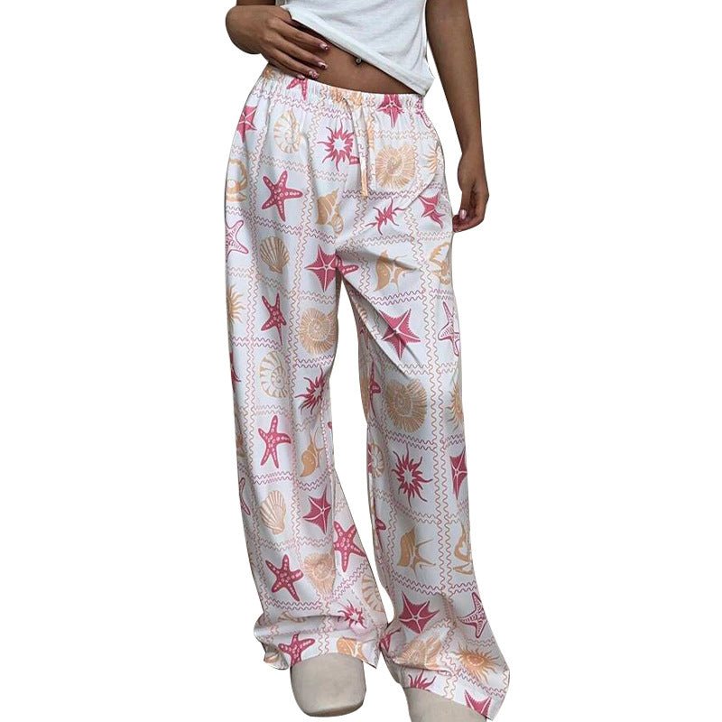 2025 new an and n temperament casual trousers wide - leg straight trousers versatile mopping trousers for women - Negative Apparel