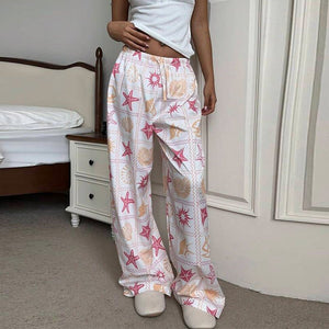 2025 new an and n temperament casual trousers wide - leg straight trousers versatile mopping trousers for women - Negative Apparel