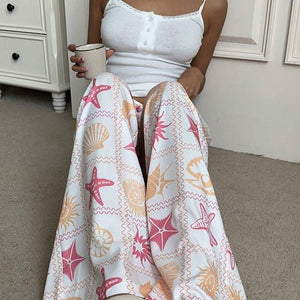 2025 new an and n temperament casual trousers wide - leg straight trousers versatile mopping trousers for women - Negative Apparel