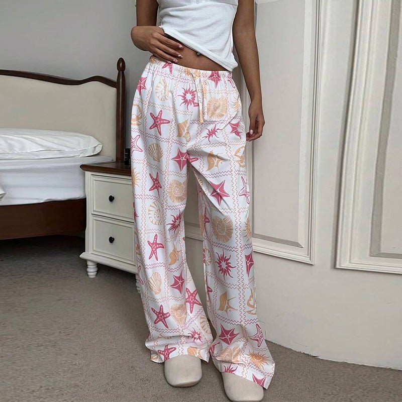 2025 new an and n temperament casual trousers wide - leg straight trousers versatile mopping trousers for women - Negative Apparel