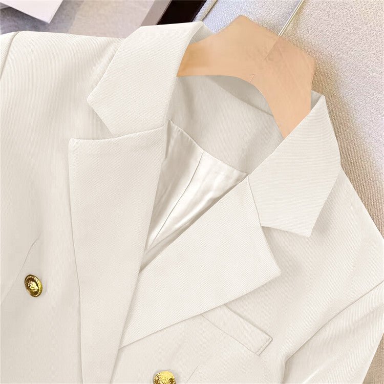 2025 new goddess suits for women, popular Korean style, high - end lazy style, casual and versatile women office suit - Negative Apparel