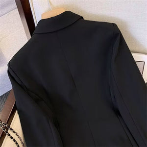 2025 new goddess suits for women, popular Korean style, high - end lazy style, casual and versatile women office suit - Negative Apparel
