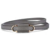 2025 new style non - porous thin PU leather belt for women, high - end versatile decorative clothing outerwear belt - Negative Apparel