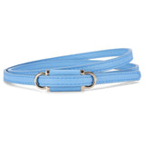 2025 new style non - porous thin PU leather belt for women, high - end versatile decorative clothing outerwear belt - Negative Apparel
