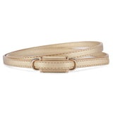 2025 new style non - porous thin PU leather belt for women, high - end versatile decorative clothing outerwear belt - Negative Apparel