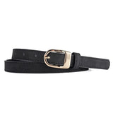 2025 new women's Korean fashion belt student jeans decorative thin belt - Negative Apparel